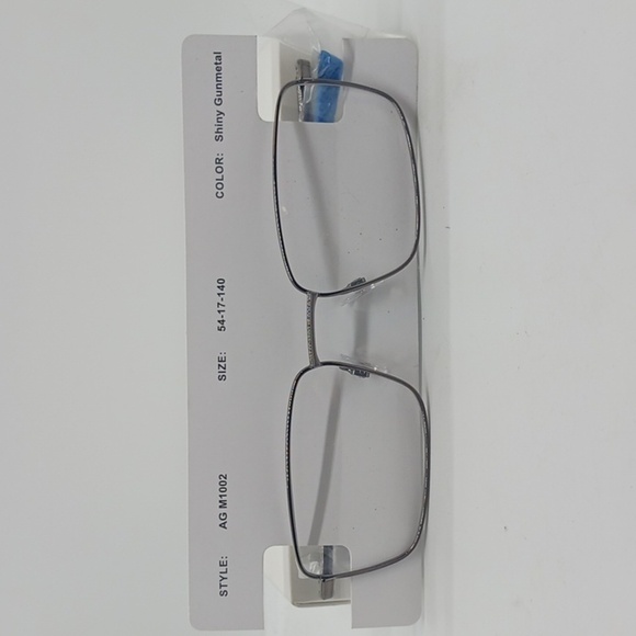 NWT RX-ABLE AGM1002 SHINY GUNMETAL EYEGLASS FRAMES - Picture 1 of 3